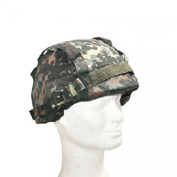 TACGEAR Kevlarhelm Helmbezug BW Flecktarn