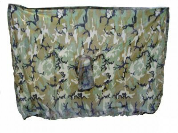 US ARMY Camouflage Poncho Poncholiner Tarnumhang