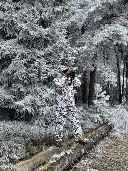 Snow Camo ECWCS Cold Weather Regenjacke mit Kapuze
