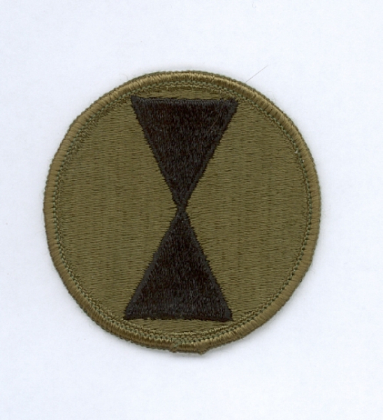 7th Infantry Division BDU patch