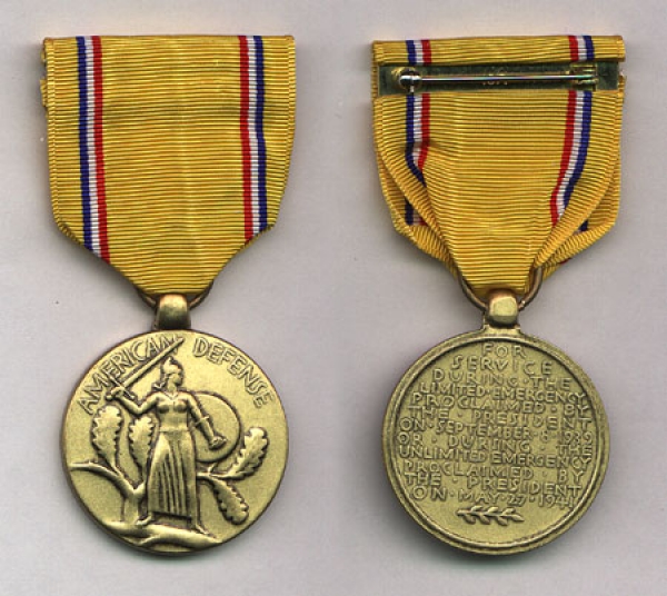 US American Defense Service Medal Uniform Orden