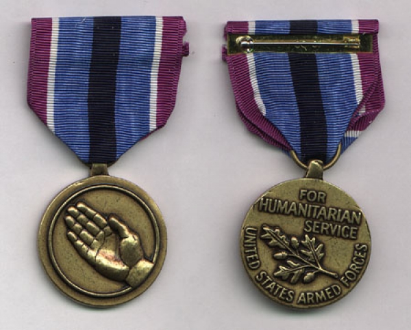 US Humanitarian Service Medal Orden