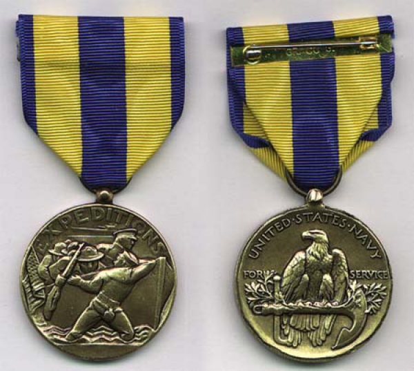 US Navy USN Expeditionary Campaign Medal Uniform Orden
