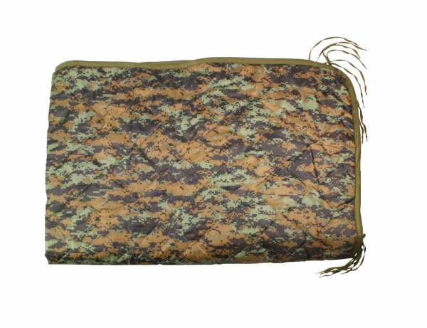 US WOODLAND DIGITAL CAMOUFLAGE WOOBIE PONCHO LINER