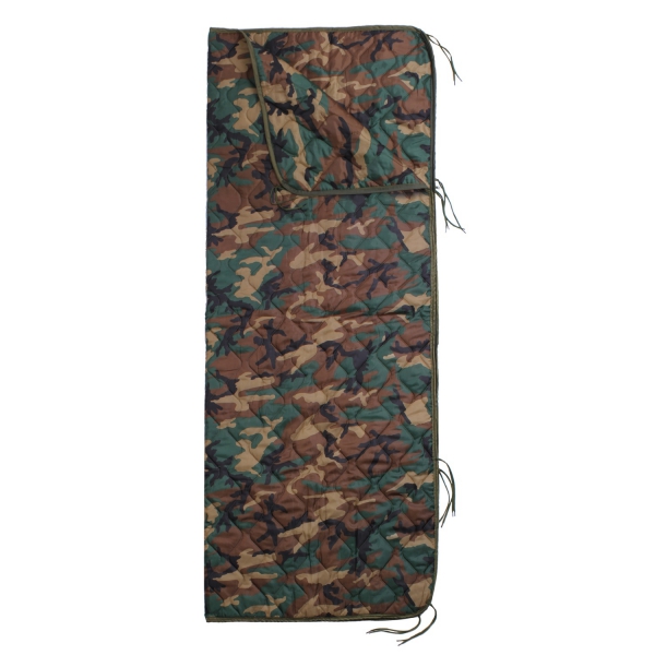 ARMY GI Type Rip-Stop WCP Poncho Liner With Zipper