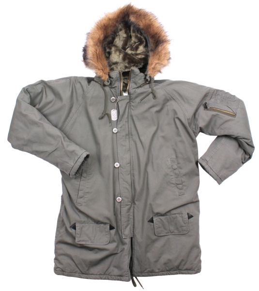 Army N-3B Parka Vintage Olive drab