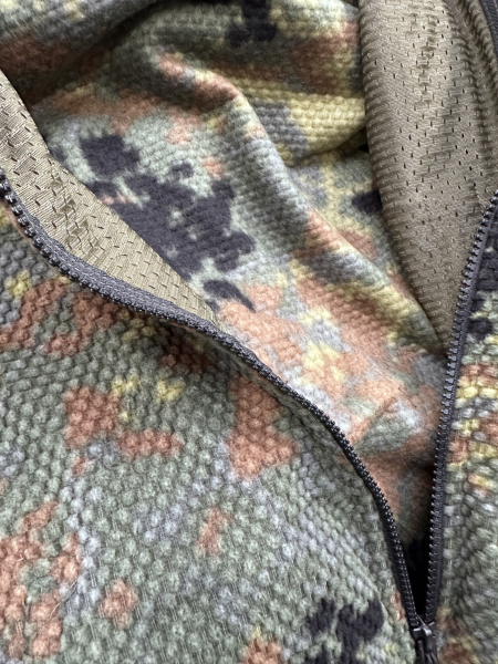 AB Fleece Hoodie Jacke Delta Flecktarn
