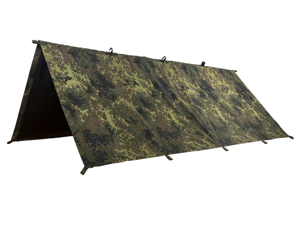 AB Field Tarp IRR 5FTD Flecktarn 220 × 250 cm mit 10.000 mm Wassersäule
