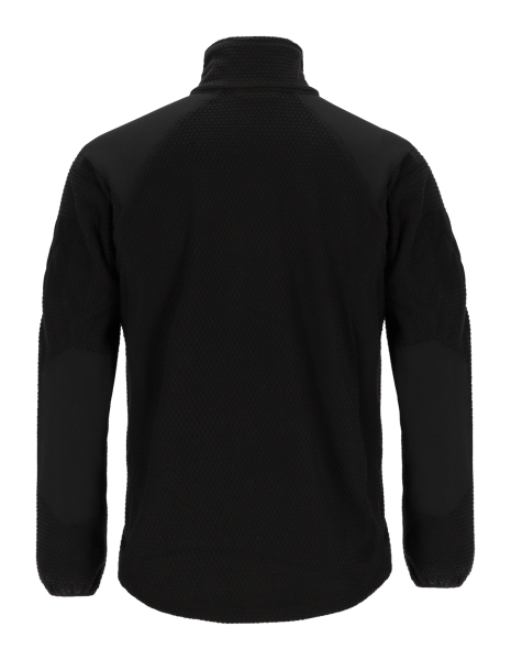 A.B. Grid Fleece-Jacke Operator Schwarz