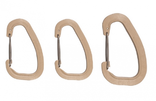 WILDO® ACCESSORY CARABINER SET COYOTE