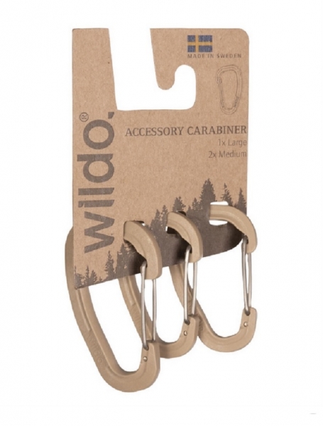 WILDO® ACCESSORY CARABINER SET COYOTE
