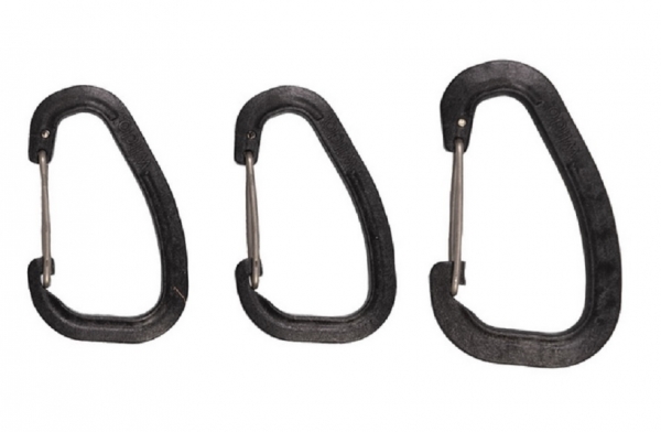 WILDO® ACCESSORY CARABINER SET BLACK