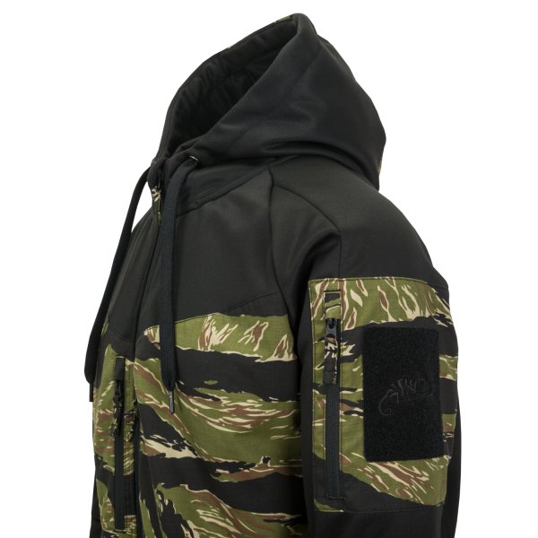 Helikon-Tex ROGUE Hoodie (FullZip) - Black / Desert Night Camo