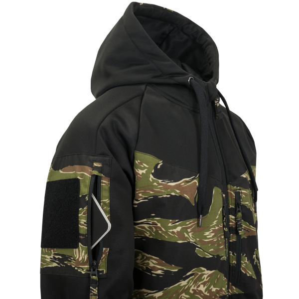 Helikon-Tex ROGUE Hoodie (FullZip) - Black / Desert Night Camo