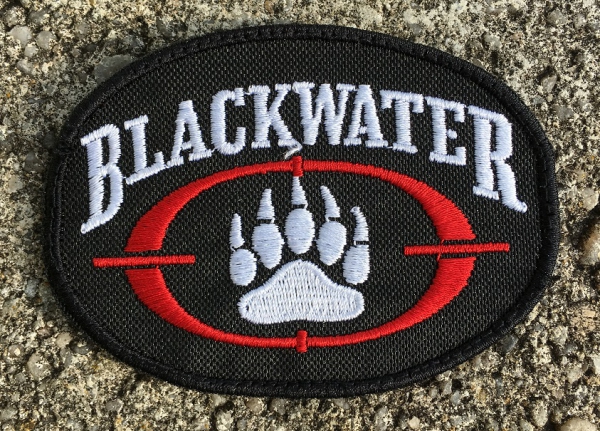 BLACKWATER Velcro patch