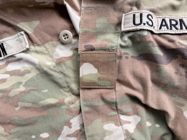 US Army OCP Rank Blank w Velcro 5x5 cm