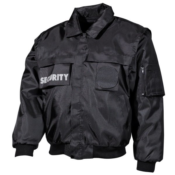 Einsatz Blouson "Security" schwarz