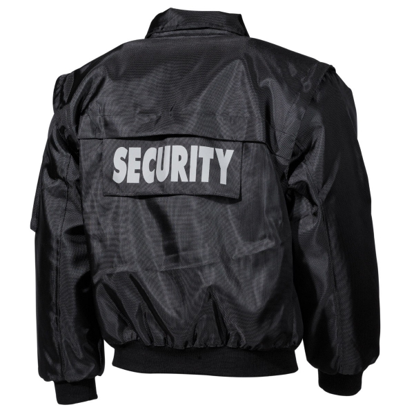 Einsatz Blouson "Security" schwarz