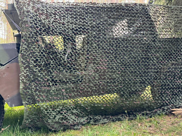 Brit. Tarnnetz 3 x 5 m DPM Camouflage feuerhemmend