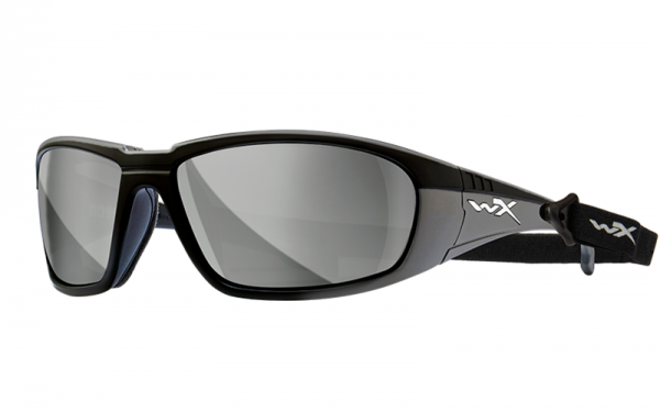 WileyX BOSS Silber Flash Matt Schwarz