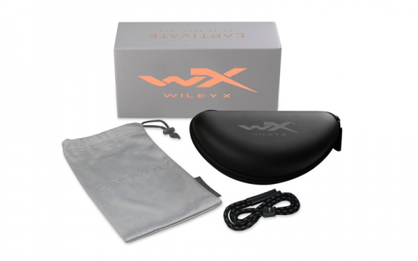 Wiley X CONTEND Captivate Blue Mirror Matte Graphite Frame