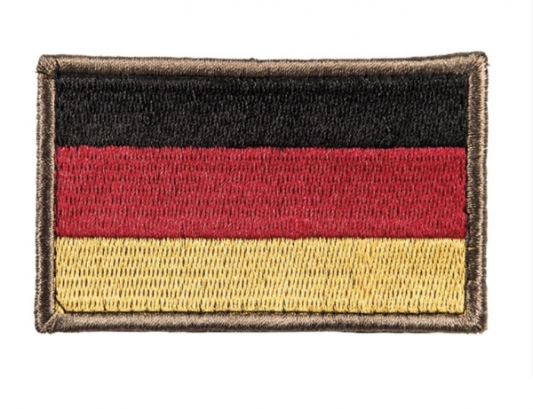 BRD Deutschland Uniform Flagge Fahne Klettabzeichen 3D Abzeichen patch oliv 
