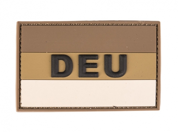 DEU 3D BW PVC KLETTABZEICHEN DESERT LG