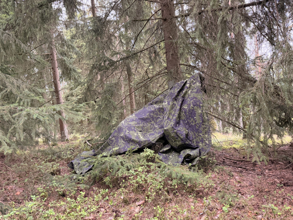 Danish Army M84 Camouflage Tarp