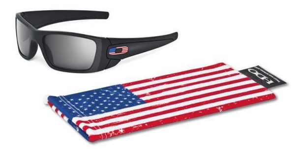OAKLEY SI Fuel Cell Matte Black / Grey US Flag ICON
