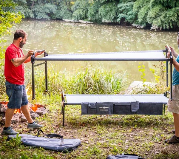 Disc-O-Bed L Etagenbett mit Seitentaschen Anthrazit
