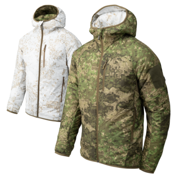 Helikon Tex Reversible Wolfhound Hoodie Jacket® - Windpack - Pencott Wildwood / Pencott Snowdrift