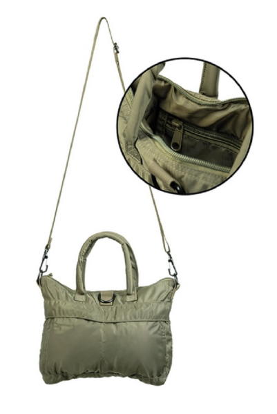 US Mini Flieger Helmtasche mit  Tragegurt Oliv