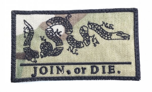 US NAVY Join Or Die MultiCam Velcro patch