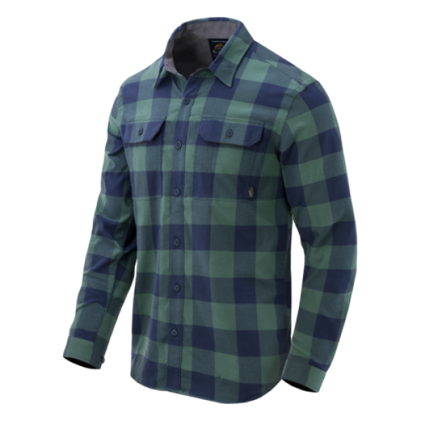 Helikon-Tex GreyMan Shirt - Moss Green Checkered