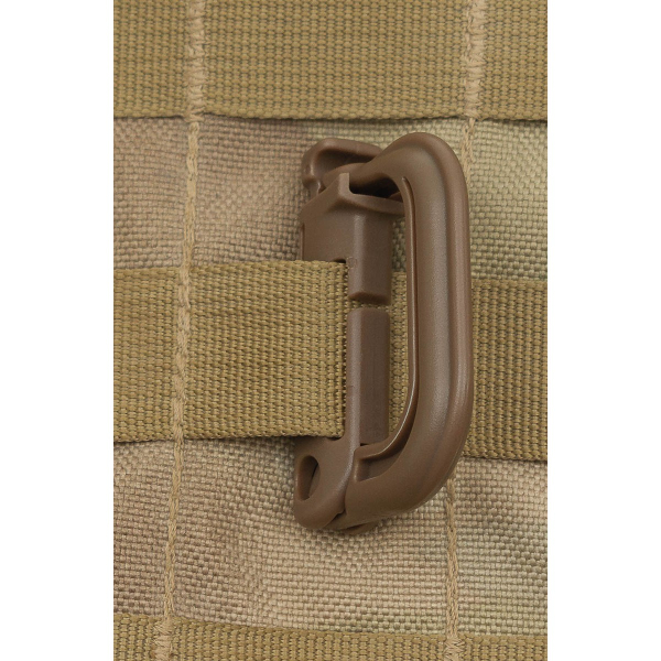 D-Ring MOLLE Karabiner coyote 2er Pack