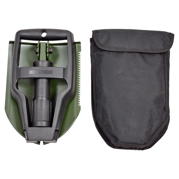 Klappspaten mit Tasche US oliv