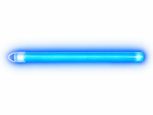 Leuchtstab groß 35 × 2,5 cm- Blau – Knicklicht mit 8–12 Stunden Leuchtdauer