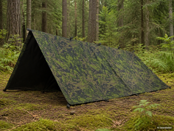 AB Field Tarp IRR M05 Woodland 220 × 250 cm mit 10.000 mm Wassersäule