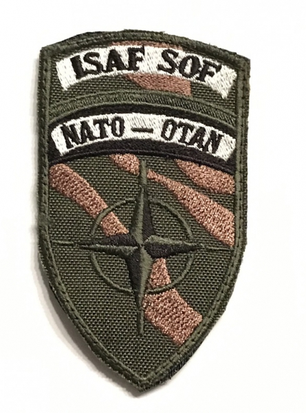 ISAF SOF NATO - OTAN Velcro patch