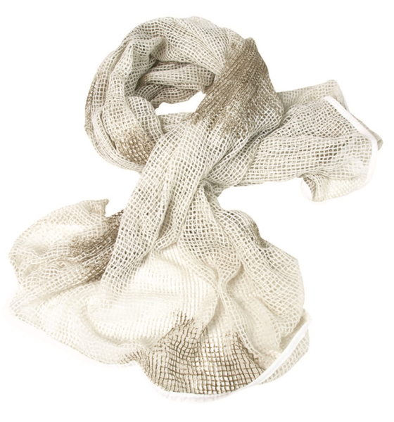 Snowcamo Netzschal weiss