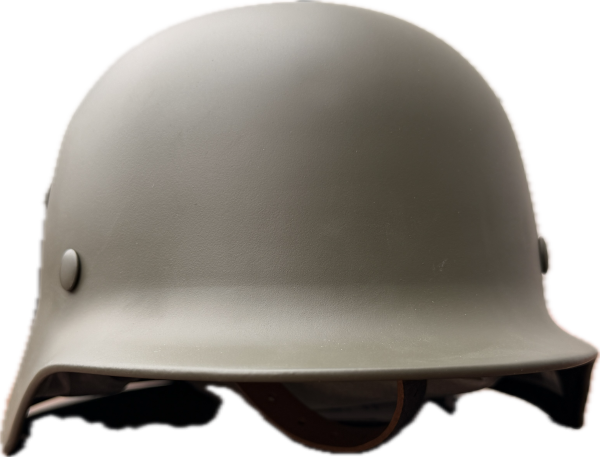 Wehrmacht WH Stahlhelm M35 (Repro) WW II Oliv