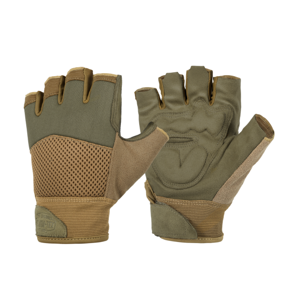 Helikon-Tex Half Finger Mk2 Gloves - Olive Green / Coyote A