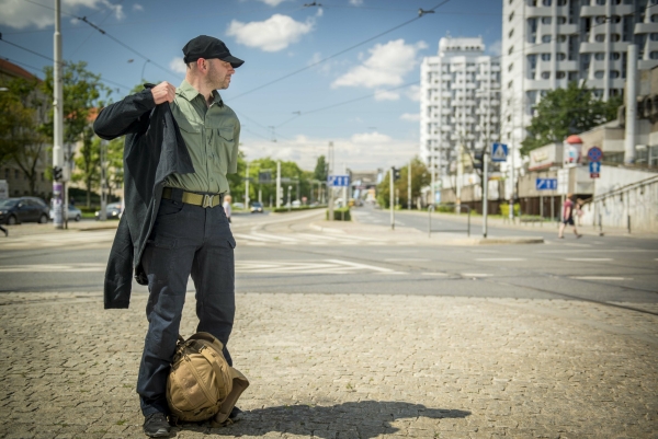 HELIKON TEX URBAN TACTICAL PANTS UTP Denim Stretch - Marine Blue