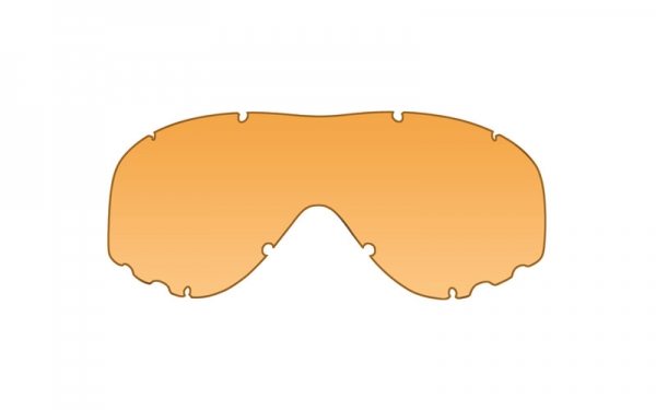Wiley X Spear Dual Doppelglas Schutzbrille Tan Smoke/Clear/Rust