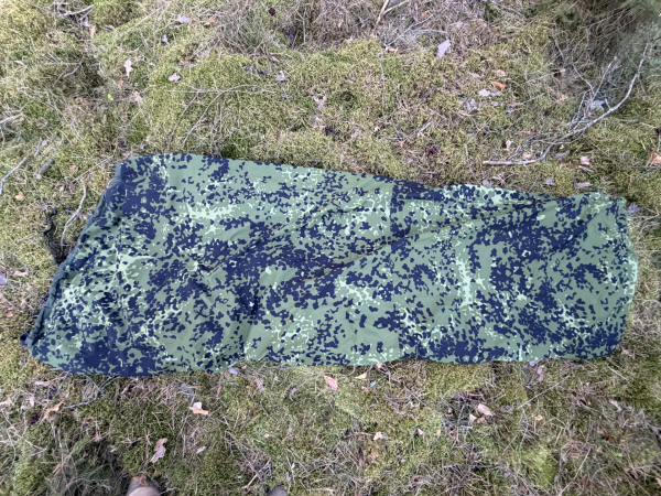 Danish Army HMAK Schlafsack M98 mit Überzug M84 camouflage