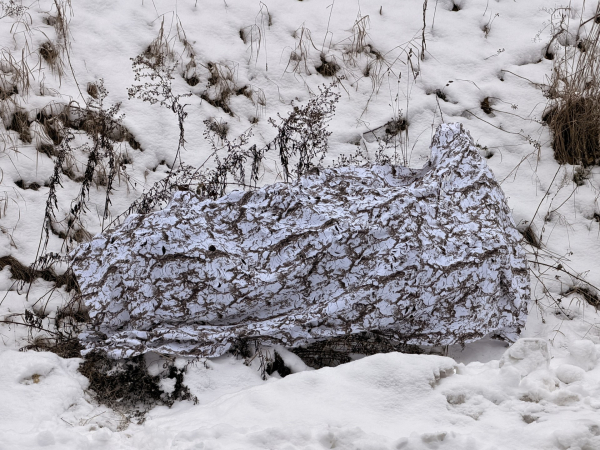 TARNNETZ LASER CUT NYLON 1,5X3,0 SNOW CAMO