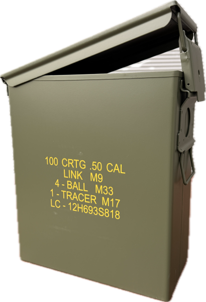 US AMMO BOX STEEL M9 CAL.50 LARGE