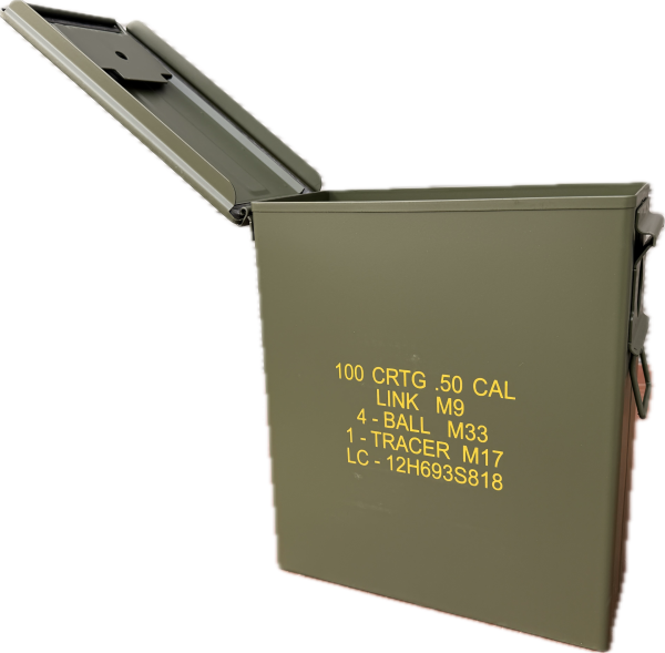 US AMMO BOX STEEL M9 CAL.50 LARGE