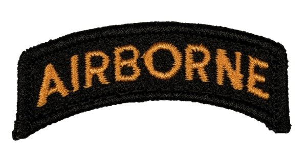 US ARMY AIRBORNE Tab Klett Patch Full Color