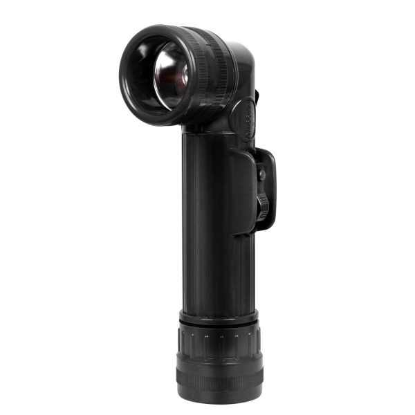 US ARMY FULTON "D" ANGLE HEAD FLASHLIGHT Black
